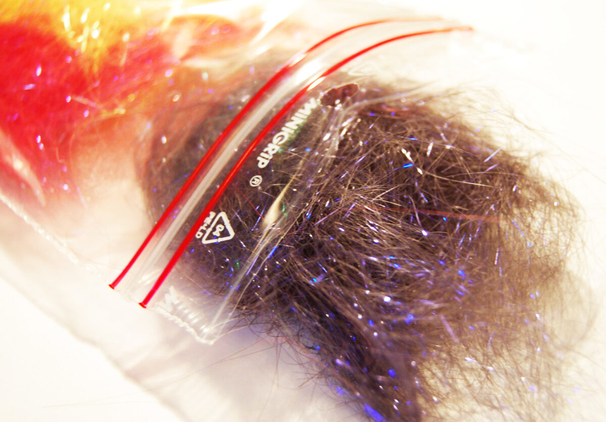 A little sample bag of Angelina Fibers (copyright Hanna Andersson)