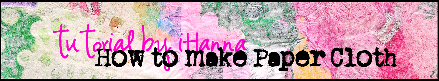 Tutorial by iHanna on how to make your won Paper cloth (all rights reserved)