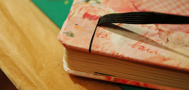 Glitch in covering the notebook shown (photo copyright Hanna Andersson)