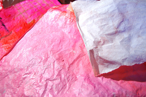 Bits of painted tissue paper by iHanna (Photo copyright Hanna Andersson)