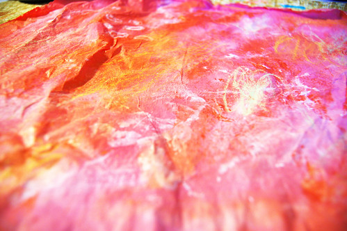 Painted tissue paper by iHanna (Photo copyright Hanna Andersson)