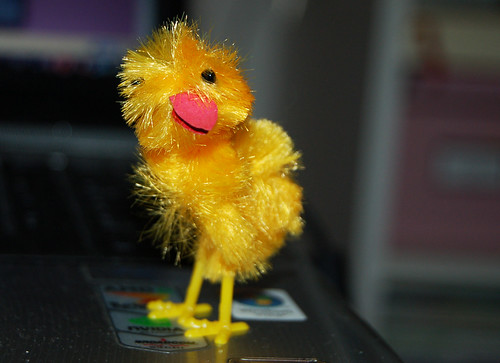 Vintagy Easter Chicken (Photo by iHanna - Hanna Andersson) Vintage Easter Wiggly Chicken (Photo copyright Hanna Andersson)