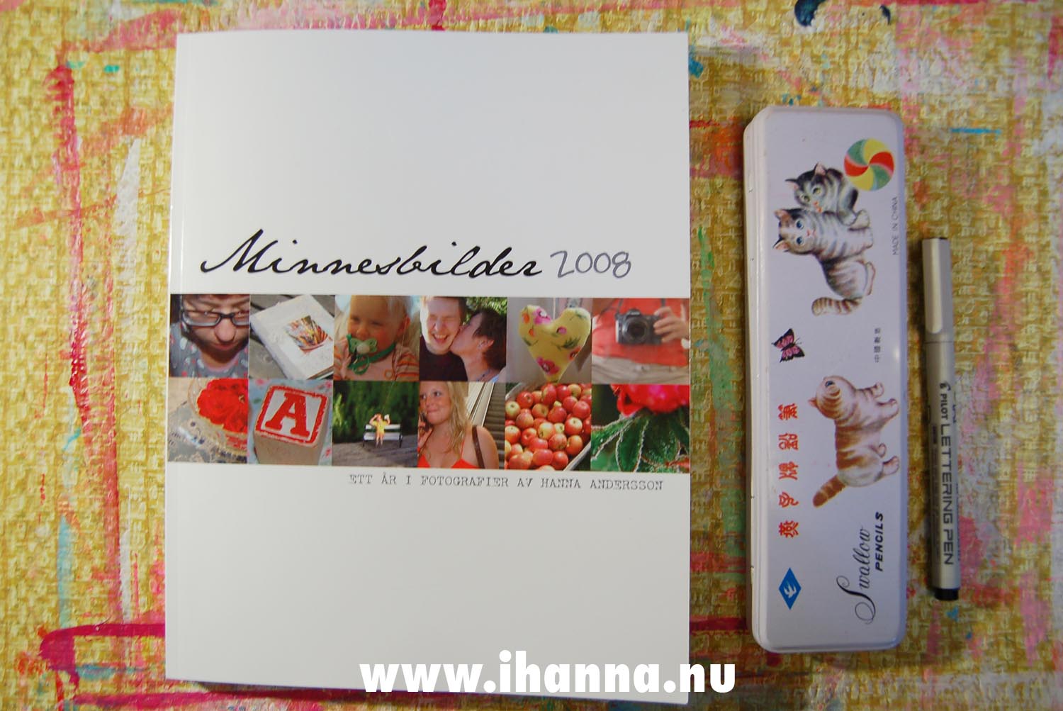 Minnesbilder 2008 with a whole years worth of photos published by Blurb and made by Hanna Andersson (Copyright Hanna Andersson)