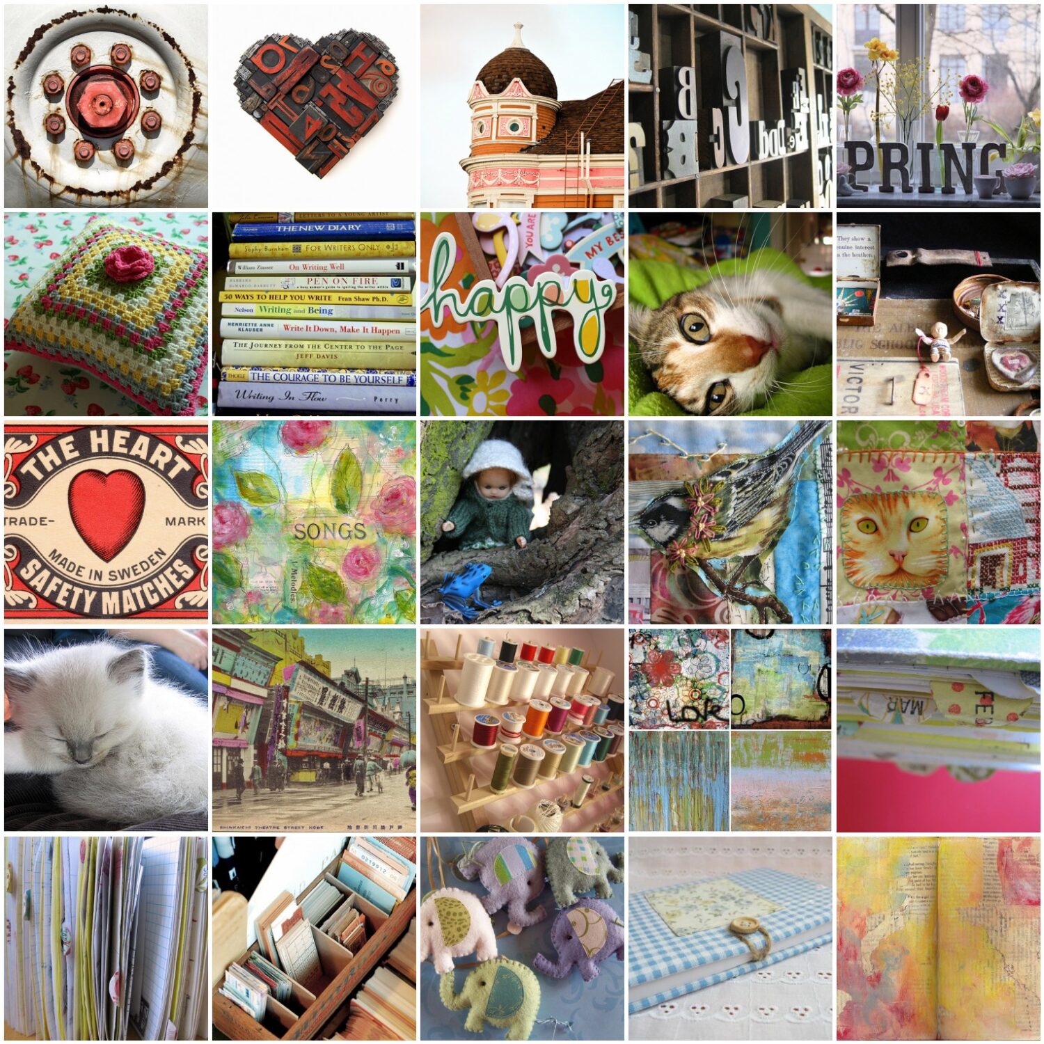 Inspiration Mosaic from Flickr April 2010