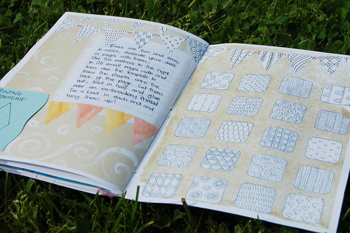 Inside Ninox Zine sent to iHanna in happy mail (Photo Copyright Hanna Andersson)