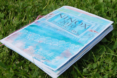 Ninox Zine on the grass in Sweden (Photo Copyright Hanna Andersson)
