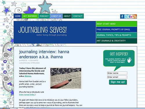Journaling Saves interview with iHanna