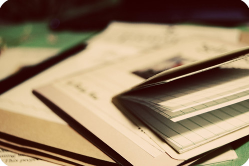 Pocketful of zines for me - Zine Pensieri and more in the mail (Photo copyright H. Andersson) 2010