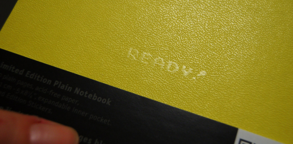 Moleskine Notebook Back: Are you ready to play - Photo Copyright Hanna Andersson #moleskine