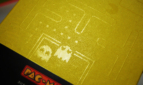 Embossed special edition Moleskine pac-man notebook in yellow (Photo copyright H. Andersson)