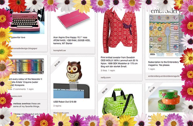 iHannas visual wish list from Pinterest