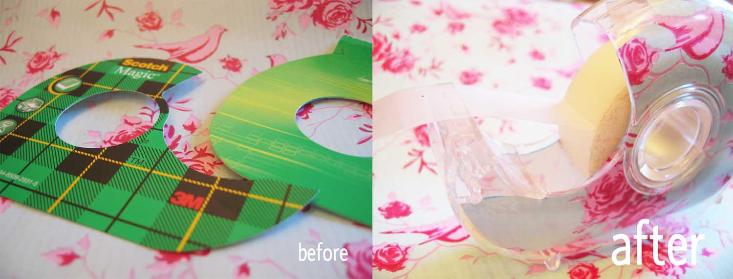 Tape cover as Instant gratification craft before and after by iHanna (Copyright Hanna Andersson)