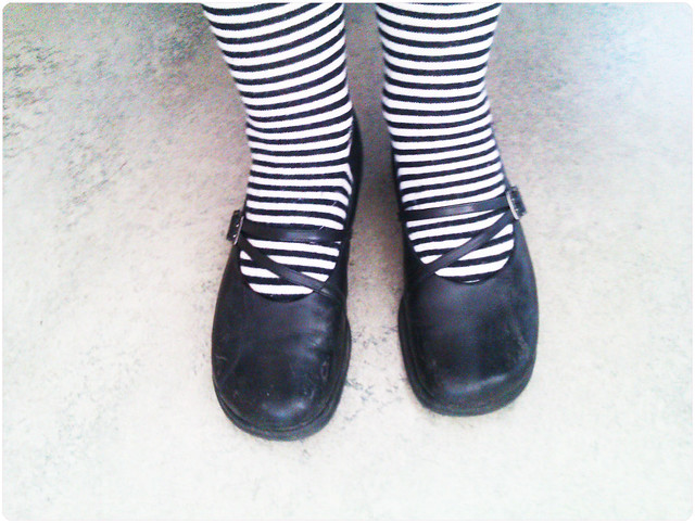 Stripes on me Creative self portrait photography with a Smart Phone by iHanna (Copyright Hanna Andersson)