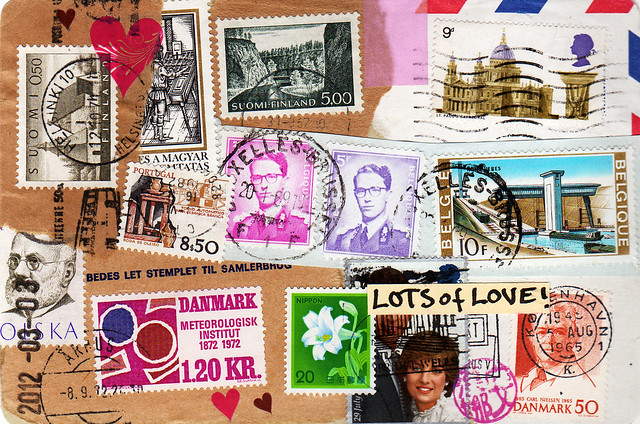 Meta Postcard #12 by iHanna for iHanna DIY Postcard Swap 2012 (Copyright Hanna Andersson)