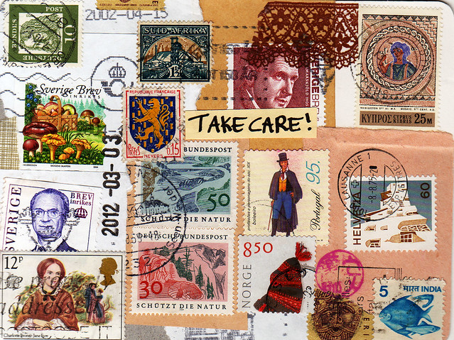 Meta Postcard #7 by iHanna for iHanna DIY Postcard Swap 2012 (Copyright Hanna Andersson)