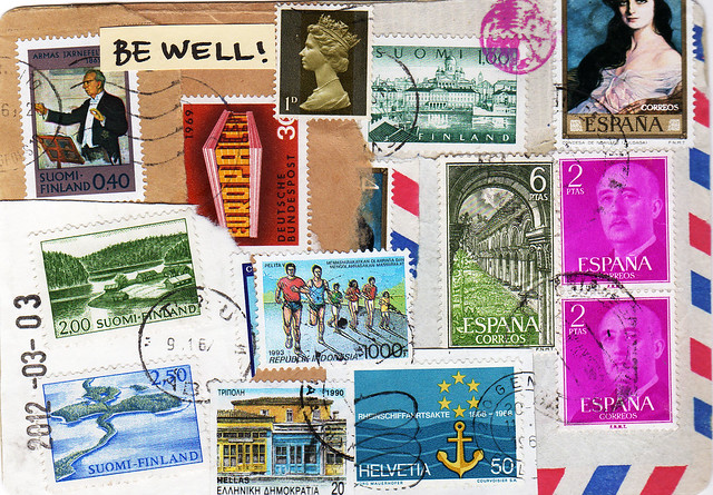 Meta Postcard #5 2012 by iHanna for iHanna DIY Postcard Swap 2012 (Copyright Hanna Andersson)