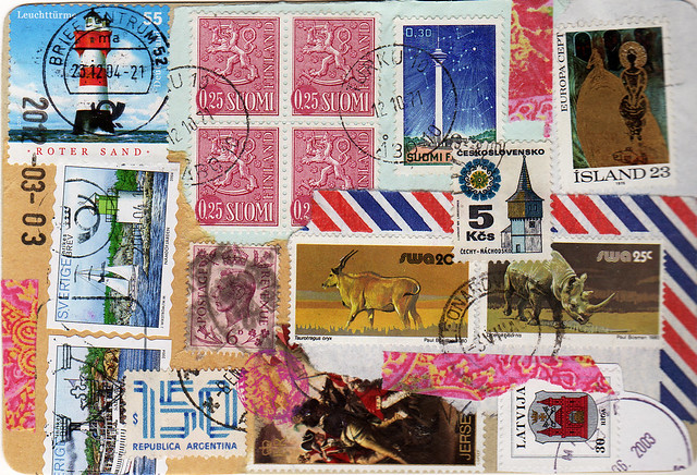 Meta Postcard #4 by iHanna for iHanna DIY Postcard Swap 2012 (Copyright Hanna Andersson)