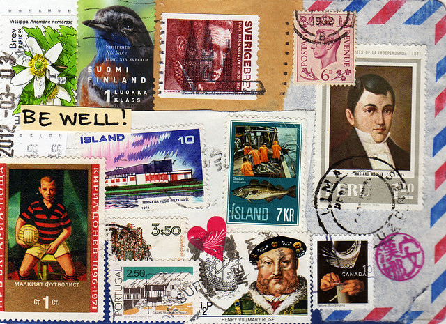 Meta Postcard #2 2012 by iHanna for iHanna DIY Postcard Swap 2012 (Copyright Hanna Andersson)