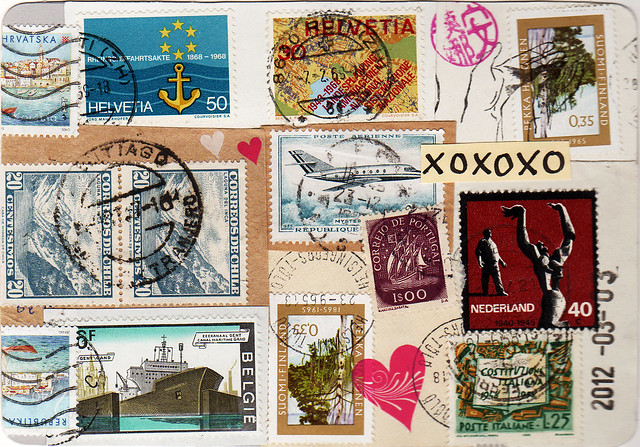 Meta Postcard #16 by iHanna for iHanna DIY Postcard Swap 2012 (Copyright Hanna Andersson)