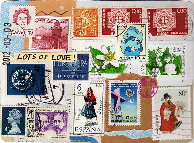 Meta Postcard #15 by iHanna for iHanna DIY Postcard Swap 2012 (Copyright Hanna Andersson)