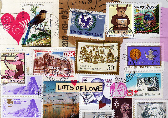 Meta Postcard #14 by iHanna for iHanna DIY Postcard Swap 2012 (Copyright Hanna Andersson)