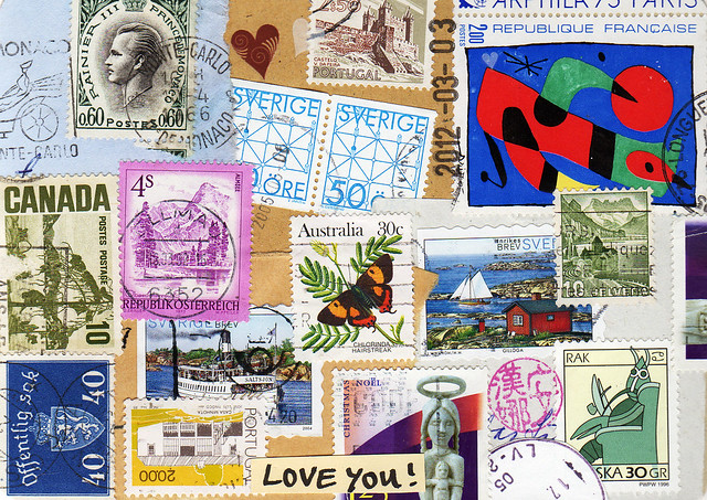 Meta Postcard #13 by iHanna for iHanna DIY Postcard Swap 2012 (Copyright Hanna Andersson)