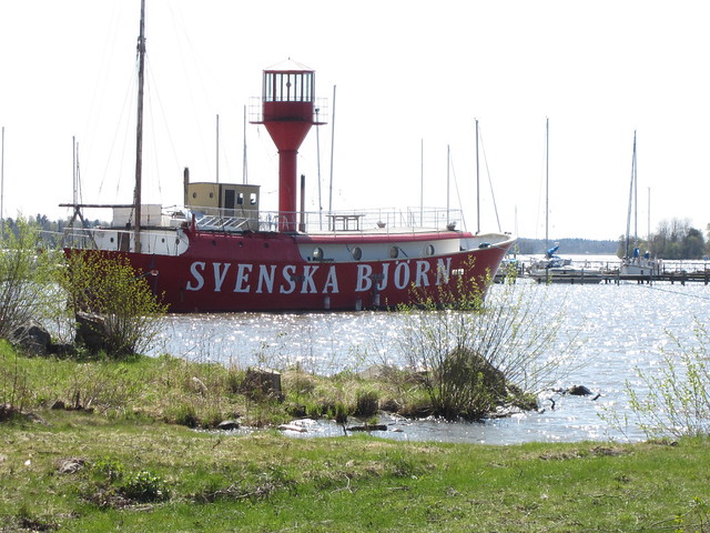 Fartyget Svenska björn boat in the water spring 2012 (Photo copyright H. Andersson) 
