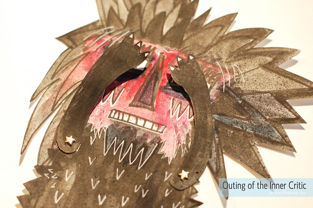 Inner Critic Paper Doll illustration by iHanna (Copyright Hanna Andersson)