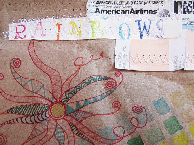 Envelope rainbows detail by Tammy Garcia of DaisyYellow (Photo copyright Hanna Andersson)