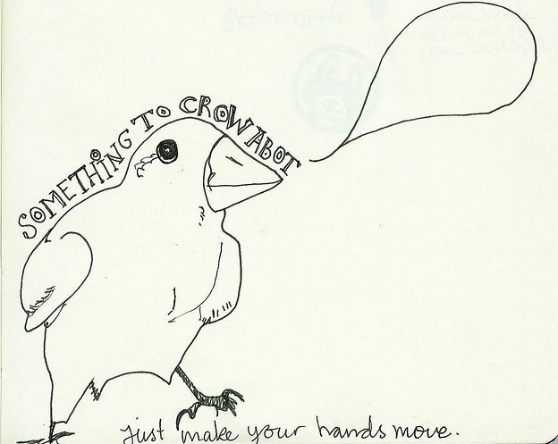 Something to crow about doodle by iHanna