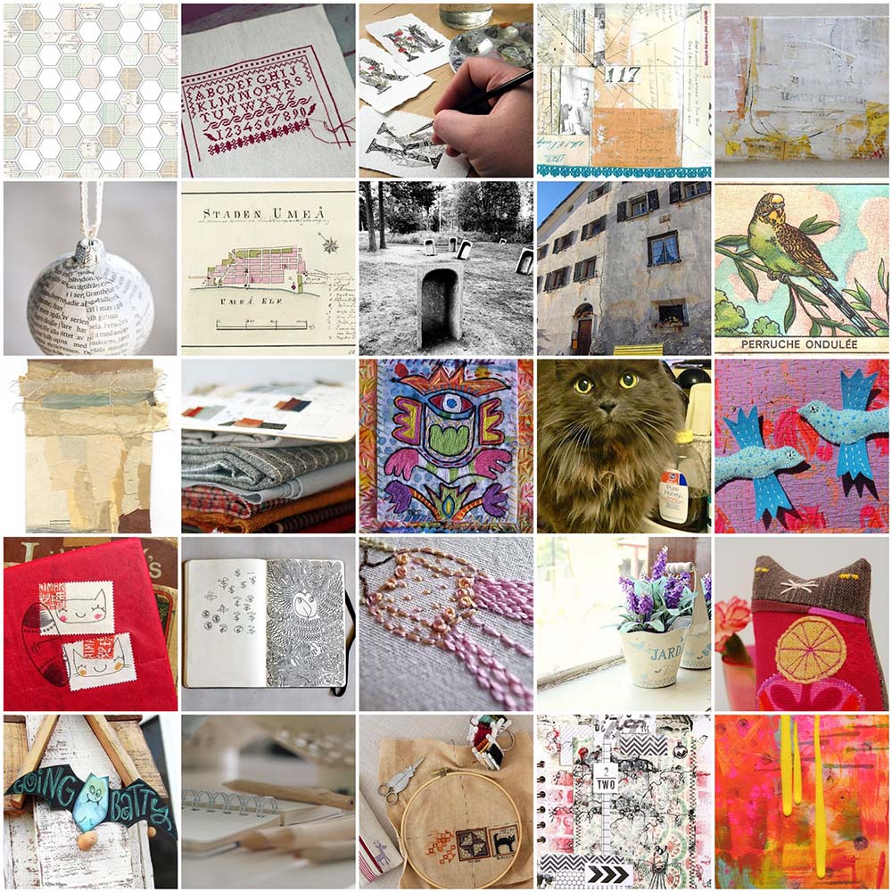 Inspiration Mosaic - images collected on Flickr in November 2012 by iHanna