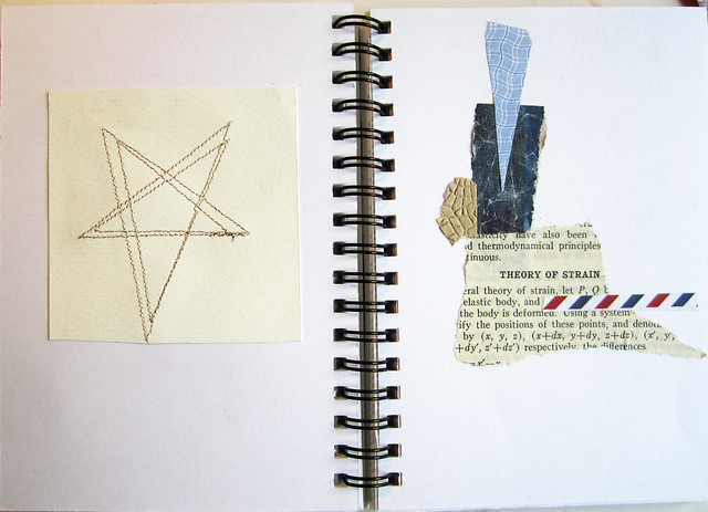 Star from Ellinor in scrap notebook by iHanna (Copyright Hanna Andersson)