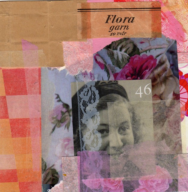 Collage: Aunt Flora Visiting by iHanna 2013 (Copyright Hanna Andersson)