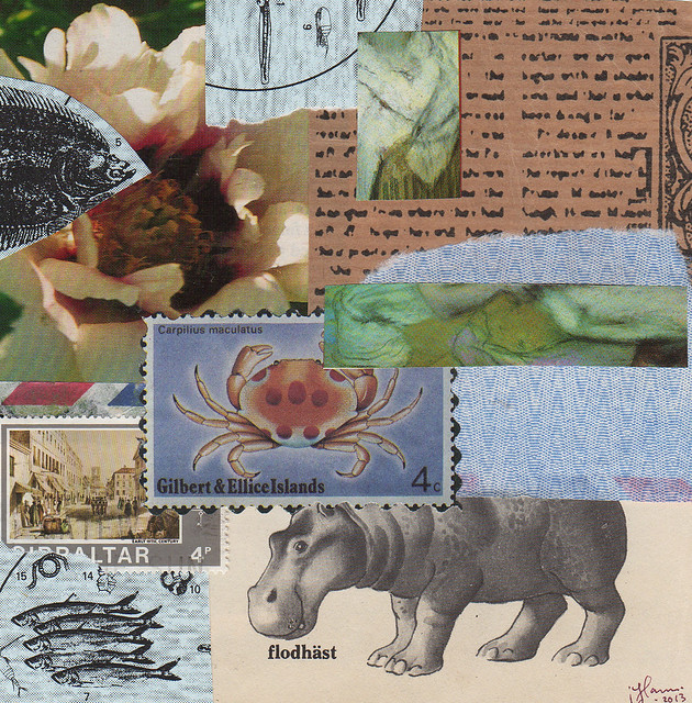 Collage: Hippo Mail by iHanna (Copyright Hanna Andersson) #365collages2013