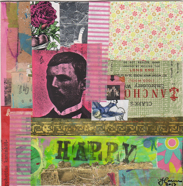Collage: A Happy Man by iHanna (Copyright Hanna Andersson) #365collages2013