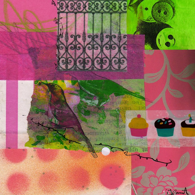 Collage: Bird on a Wire week 21 of 2013 made by iHanna (Copyright H. Andersson)