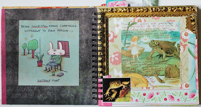 Tummelisa & the toads - Smart Journal volume 1 love made by iHanna spiral bound art journal (Copyright Hanna Andersson) Cuteness Overload