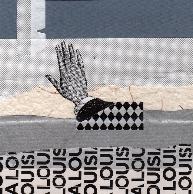 Collage from Black & White Edition of 365 collages in 2013 Wave to Louisana (the art museum in Copenhagen that I love) by iHanna (copyright H. Andersson)