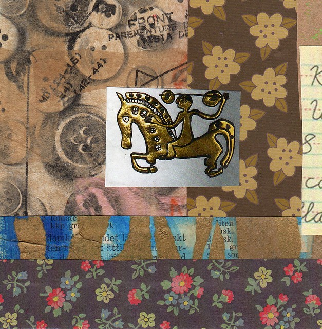 Collage: Golden Rider by iHanna (Copyright H. Andersson) 2013