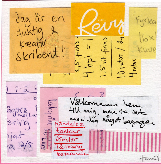 Post-it note Collage: Taking Notes 3 by iHanna (Copyright H. Andersson)