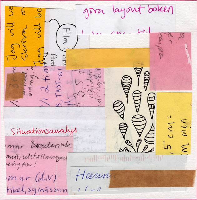 Post-it note Collage: Taking Notes 2 by iHanna (Copyright H. Andersson)