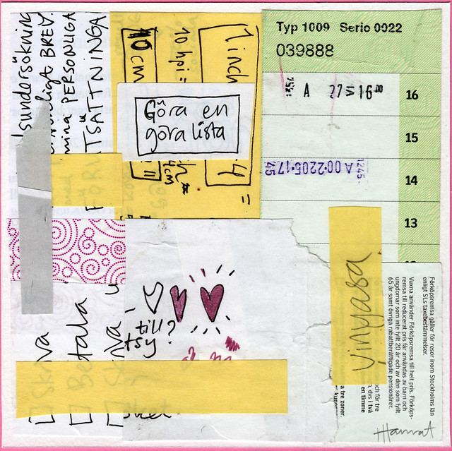 Post it note Collage: Taking Notes 1 by iHanna (Copyright H. Andersson)