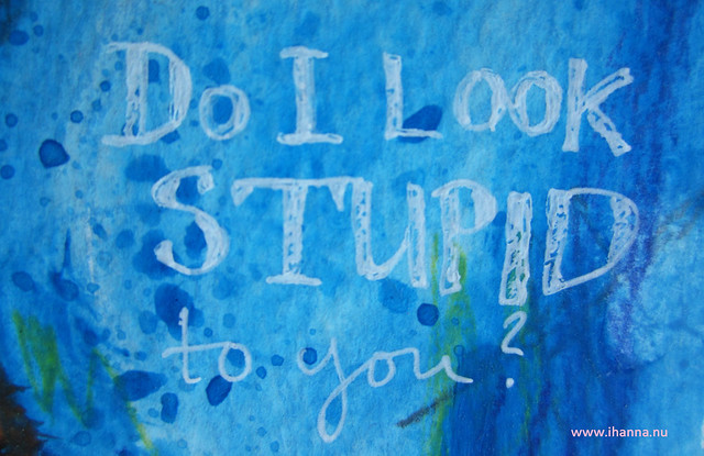 Lettered detail on loose paper (Copyright Hanna Andersson)