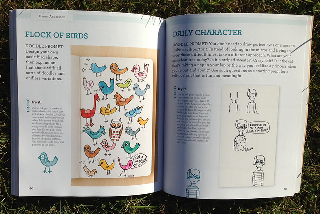 Craft-a-doodle book spread by iHanna: Flock of Birds
