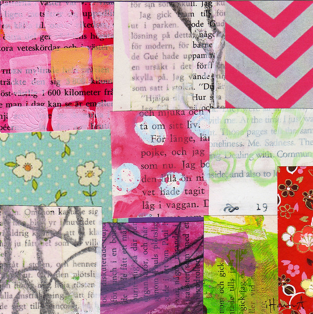 Collage: Parked on a Park Bench made by iHanna 2013 (Copyright Hanna Andersson)