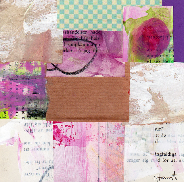 Collage: In Bed with Patches made by iHanna 2013 (Copyright Hanna Andersson)