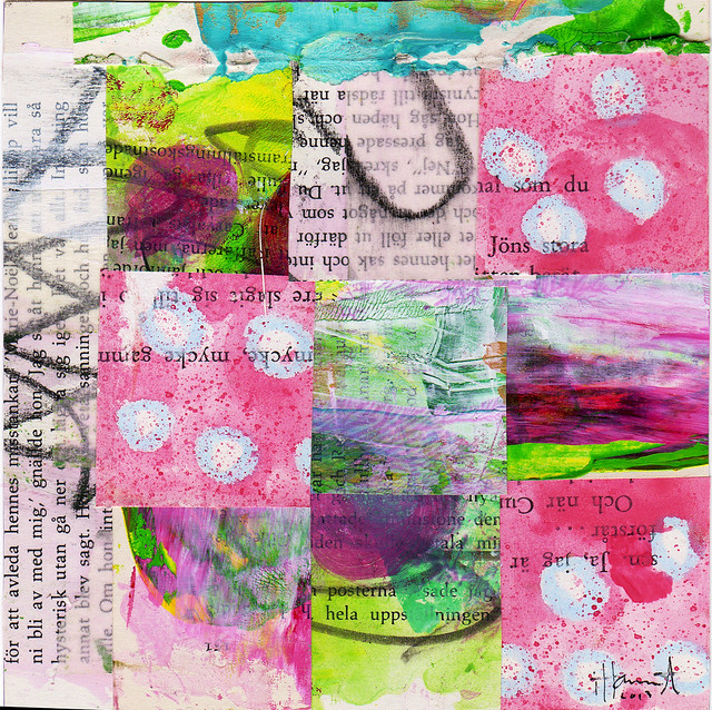 Paper patchwork Collage: Summer Ending made by iHanna 2013 (Copyright Hanna Andersson)