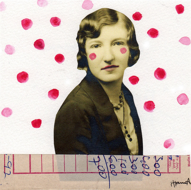 Collage: Feeling Invisible 6 365 collages by iHanna in 2013  (Copyright Hanna Andersson)