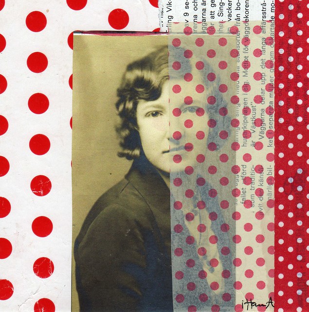 Collage: Feeling Invisible 2 365 collages by iHanna in 2013 (Copyright Hanna Andersson)