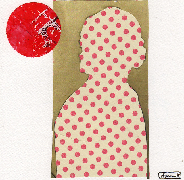 Collage: Feeling Invisible 3 365 collages by iHanna in 2013 (Copyright Hanna Andersson)